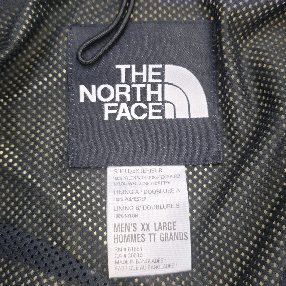The North Face Gore-Tex Hooded Jacket Men's XXL Blue Black Waterproof Shell